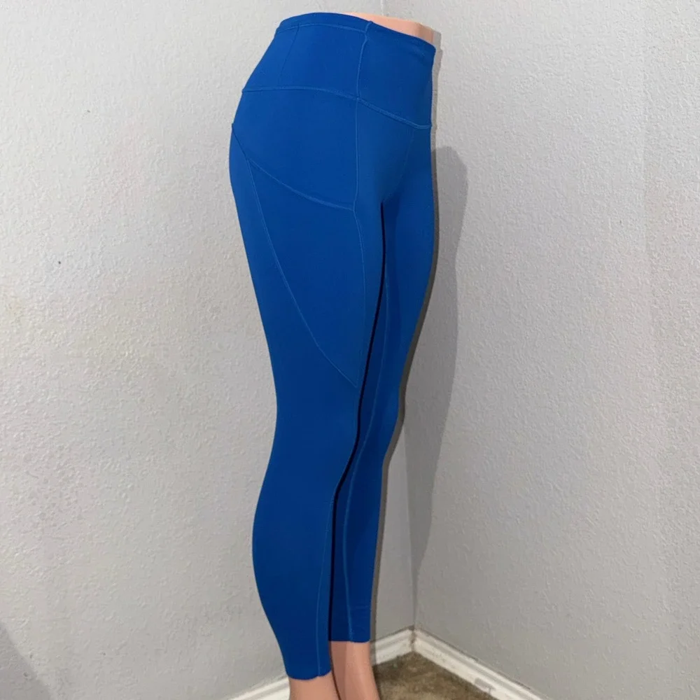 lululemon Wunder Under High Rise Tight Womens Size 4 Blue 25